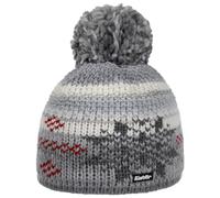 Eisbär Norweger Grobstrickmütze Ike Pompon onesize milkgrau, anthrazit, ardea Damen Bommelmützen Mützen Stirnbänder Accessoires onesize milkgrau, anthrazit, ardea