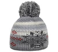 Eisbär Norweger Grobstrickmütze Ike Pompon onesize milkgrau, anthrazit, ardea Damen Bommelmützen Mützen Stirnbänder Accessoires onesize milkgrau, anthrazit, ardea