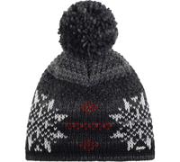 EISBÄR Mütze Ike Pompon MÜ GRAFITGRAU-WHITE-KETCHUP onesize