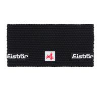 Eisbär Stirnband Damen & Herren Jamie Ski Austria Schwarz - Merino Headband Unisex - Haarband mit Fleece schützt vor Kälte und Wind - Haube weich warm atmungsaktiv aus Österreich