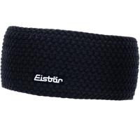 Eisbär Stirnband Damen & Herren Jamies Schwarz - Merino Headband Unisex - Haarband mit Fleece schützt vor Kälte und Wind - Haube weich warm atmungsaktiv aus Österreich