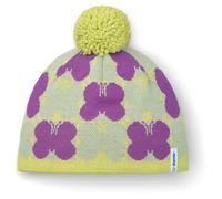 Eisbär - Kid's Butterfly Pompon Mütze - Mütze, Gr. 53 cm 53 cm - 5-6 Years, bunt (WinterLemon/ArcticBasil/FrozenTwilight)