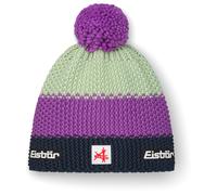 Eisbär - Kid's Star Pompon Mütze Ski Austria - Mütze, Gr. 55 cm 55 cm - 7-8 Years, bunt (DarkCobalt/FrozenTwilight/ArcticBasil)