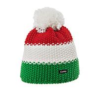 Eisbär Kinder Mütze Star Pompon Mütze Kids Blockstreifen: Größe 55 (8 Yrs +), Farbe: Mehrfarbig