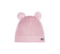 Eisbär Wintermütze (Pompon) Ponti - mit Wollpompon als Ohren - pink - Kinder, Größe 53
