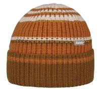 Eisbär Mali Beanie Strickmütze Wintermütze Skimütze Damen/Herren - Made in Austria mit Umschlag Winter Herbst-Winter - One Size rost