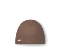Eisbär Merino Mütze Herren und Damen Ayora Braun - Sportmütze aus Merinowolle Laufmütze wärmend atmungsaktiv Beanie feuchtigkeitsabführend schnelltrocknend - Haube für Sport und Outdoor Ganzjährig