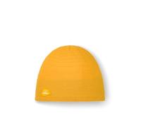 Eisbär Merino Mütze Herren und Damen Ayora Gelb - Sportmütze aus Merinowolle Laufmütze wärmend atmungsaktiv Beanie feuchtigkeitsabführend schnelltrocknend - Haube für Sport und Outdoor Ganzjährig
