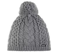 Eisbär Mütze - Afra Pompon (grau)