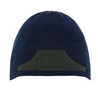 Eisbär Mütze (Beanie) Active Pro (temperaturregulierung) deepblau/limegrün - 1 Stück