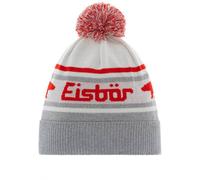 Eisbär Chani OS Pompon Mütze grau/weiß/rot