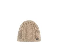 Eisbär Mütze Damen Afra - Merino Wollmütze für Frauen - mit Fleece schützt vor Kälte und Wind - weiche Strickmütze mit Zopfmuster - die Haube für Immer aus Österreich