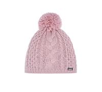 Eisbär Mütze Damen Afra Pompon Pink - Merino Bommelmütze gefüttert warm