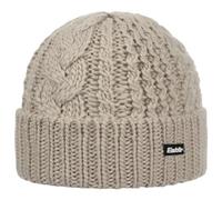 Eisbär Mütze Damen Afratos - Merino Wollmütze für Frauen mit Fleece schützt vor Kälte und Wind - Strickmütze mit Umschlag Beanie mit Zopfmuster Bequeme Haube für Immer