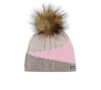 EISBÄR Damen Mütze "Eden Lux Crystal" (80043) ONE SIZE beigme-pink clay-sahara/real