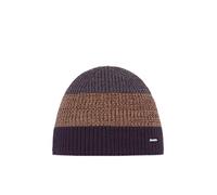 Eisbär Mütze Damen & Herren Caris - Merino Strickmütze Unisex mit Fleece schützt vor Kälte und Wind - weiche atmungsaktive Beanie gestreift - Haube aus Österreich