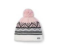 Eisbär Mütze (Pompon) Kathrin Damen - Merinomix - pink/weiss/schwarz - 1 Stück