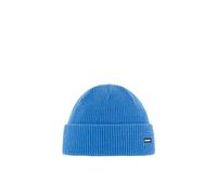 Eisbär Mütze Damen Salma Blau - Merino Strickmütze für Frauen - Wintermütze bequem weich mit Umschlag - warm Merinowolle Haube kuschelig aus Österreich