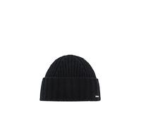 Eisbär Mütze Herren Basso Schwarz - Fisherman Beanie Wintermütze