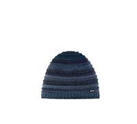 Eisbär Mütze Herren & Damen Mikata Blau - Unisex mit Fleece Futter schützt vor Kälte und Wind - kuschelig weiche Strickmütze Beanie Haube aus Österreich