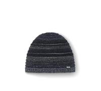 Eisbär Mütze Herren & Damen Mikata Grau - Unisex mit Fleece Futter schützt vor Kälte und Wind - kuschelig weiche Strickmütze Beanie Haube aus Österreich