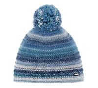 Eisbär Mütze Herren & Damen Mikata Pompon - Unisex mit Fleece Futter schützt vor Kälte und Wind - kuschelig weiche Bommelmütze Pudelmütze Haube aus Österreich