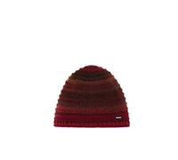 Eisbär Mütze Herren & Damen Mikata Rot - Unisex mit Fleece Futter schützt vor Kälte und Wind - kuschelig weiche Strickmütze Beanie Haube aus Österreich
