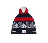 Eisbär Wintermütze Norrak Pompon SA - Merinomix, kuscheliges Fleece-Band - nachtblau - 1 Stück