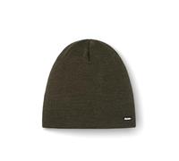 Eisbär Beanie Ogle OS – Merino mit Fleece, Oversized, Unisex, Grün, One Size