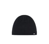 Eisbär Mütze Herren & Damen Pulse Schwarz - Merino Beanie Unisex atmungsaktiv thermoregulierend leichte Laufmütze unterm Helm Sportmütze weiche Bequeme Haube aus Österreich