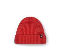 Eisbär Mütze Herren & Damen RIPP 2.0 Rot - Urbane Beanie Unisex Klassische Strickmütze mit Umschlag weich warm Wintermütze Bequeme Haube aus Österreich