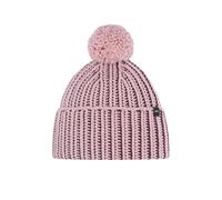 Eisbär Mütze Herren & Damen Ronda Pompon Pink - Merino Wintermütze Unisex mit Fleece schützt vor Kälte und Wind - Bommelmütze warme Lifestyle Strickmütze mit Pompon Haube aus Österreich