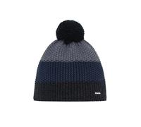 Eisbär Mütze Star Pompon – Merino, Fleece, Gr. One Size – blau/schwarz/anthrazit