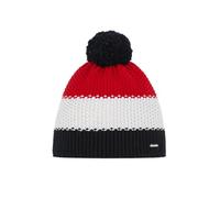 Eisbär Star Pompon Mütze schwarz-white-ketchup (330)