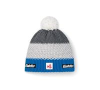 Eisbär Mütze Herren & Damen Star Pompon Ski Austria - Merino Wintermütze Unisex mit Fleece schützt vor Kälte und Wind - Bommelmütze atmungsaktiv elastisch Haube aus Österreich