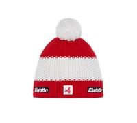 Eisbär Mütze Herren & Damen Star Pompon Ski Austria - Merino Wintermütze Unisex mit Fleece schützt vor Kälte und Wind - Bommelmütze atmungsaktiv elastisch Haube aus Österreich