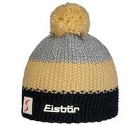 Eisbär Mütze Herren & Damen Star Pompon Ski Austria - Merino Wintermütze Unisex mit Fleece schützt vor Kälte und Wind - Bommelmütze atmungsaktiv elastisch Haube aus Österreich