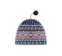 Eisbär Mütze Hanz Herren – Bommel Strickmütze – dark cobalt-white-fjord-ketchu (286) One Size