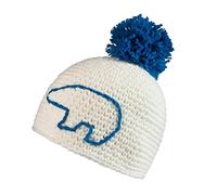 Eisbär Mütze Jay Pompon weiß/blau mit Pommel