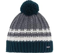 Eisbär Kova Pompon Mütze dkl. petrol-white-anthra/dkl.p