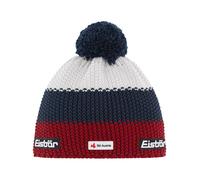 Eisbär Star Pompon Mütze SKA Kids burgund-dark cobalt-white (243) one