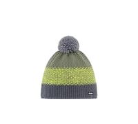 Eisbär Mütze Star Pompon Kids Mehrfarbig - warme Wintermütze Jungen & Mädchen - 55 cm (7-8 Jahre) - atmungsaktive mit Fleece Innenband Bommelmütze Kindermütze Haube aus Österreich