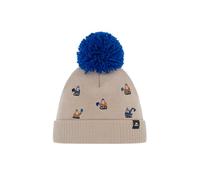 Eisbär Talur Pompon Mütze Kids brushed silver|lapis (133) 53