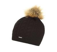 EISBÄR Nelia Lux, One Size, schwarz/hellbraun, Wintermütze, Vollgefüttert, 30614