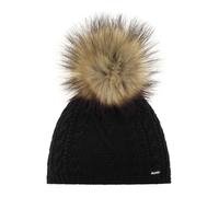 EISBÄR Nelia Lux, One Size, schwarz/hellbraun, Wintermütze, Vollgefüttert, 30614