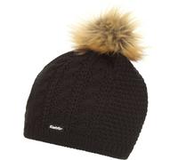 EISBÄR Nelia Lux, One Size, schwarz/hellbraun, Wintermütze, Vollgefüttert, 30614