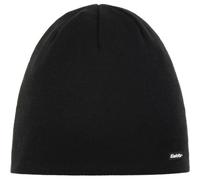 Eisbär Mütze Herren & Damen Ogle Oversized Schwarz - Merino Wintermütze Unisex mit Fleece für Schutz gegen Wind & Kälte - atmungsaktive & thermoregulierende Beanie Sportmütze Haube aus Österreich
