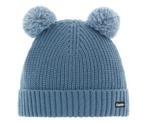 Eisbär Ponti Pompon Mütze Kids steel blue|steel blue-white (234) 53