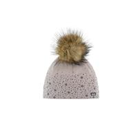 Eisbär Rana Lux Strickmütze Bommelmütze Damenmütze Wintermütze Beanie Damen - Made in Austria mit Futter, Futter Winter Herbst-Winter