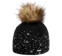 Eisbär Rana Lux Strickmütze Bommelmütze Damenmütze Wintermütze Beanie Damen - Made in Austria mit Futter, Futter Winter Herbst-Winter